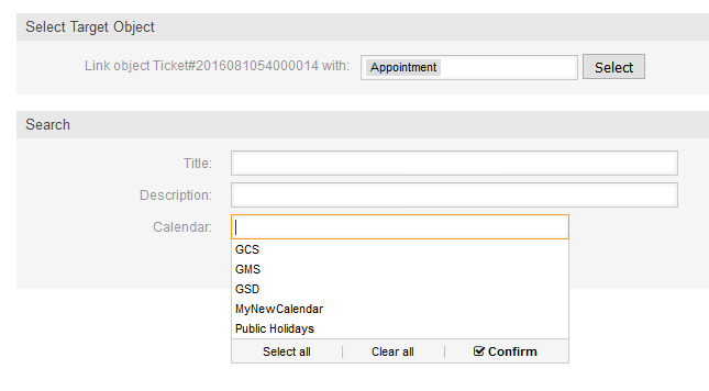 Appointment linking from ticket zoom screen