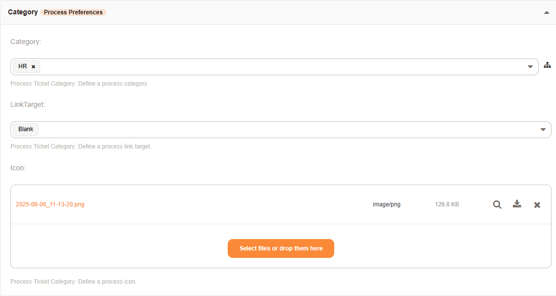 Process Management Categories